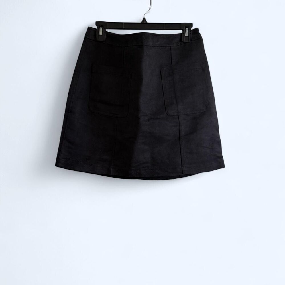 Old Navy black suede mini skirt 10W
